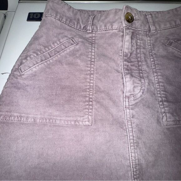 American Eagle Outfitters Purple corduroy A-line Mini Skirt! size 0! Like new! - Picture 8 of 8